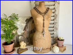 Antique tailor's dummy mannequin rare French shop antique dress maker's dummy papier maché sewing dummy, shop dress form from the 1900's