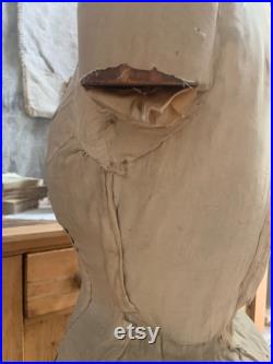 Antique wasp waist mannequin