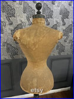 Antique wasp waist mannequin