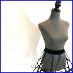 Art Mannequin Gothic Dress Form Bust form Hand covered Full Sized Display Mannequin with Hoop Skirt