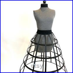 Art Mannequin Gothic Dress Form Bust form Hand covered Full Sized Display Mannequin with Hoop Skirt