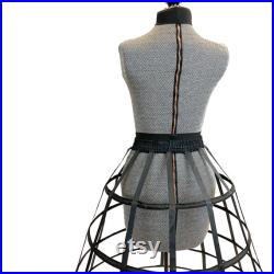 Art Mannequin Gothic Dress Form Bust form Hand covered Full Sized Display Mannequin with Hoop Skirt