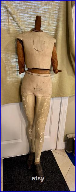 Articulated 1920 s French Male Mannequin