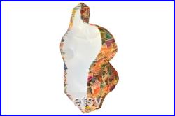 BEST SELLER Mannequin Stamp Decoupaged Torso Female BEST SELLER Mannequin Stamp Decoupaged Torso Female