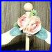 Baby shower centerpiece, Child Boutique, Craft fair display infant toddler size, Boho nursery, Bohemian lambs ear and pink cabbage rose