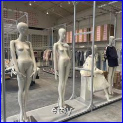 Beige Facial Feature Female Full Body Mannequin,Mannequin Torso,Full-Body Mannequin For Wedding Window Stand Sitting Model Props Shot Dummy