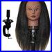 Bellrino Afro Coarse 100 Real Hair Mannequin Head Hairdresser Training Head Manikin Cosmetology Head HAZEL C