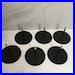 Black Color Round Mannequin Head Base Stand