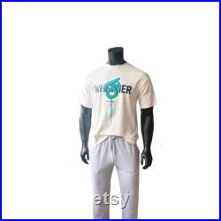 Black Matte Color Full Body Sports Athletic Muscle Body Building Male Mannequin Tonic-1