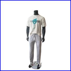 Black Matte Color Full Body Sports Athletic Muscle Body Building Male Mannequin Tonic-1