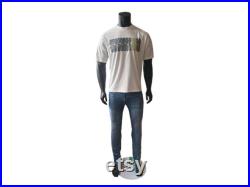 Black Matte Color Full Body Sports Athletic Muscle Body Building Male Mannequin Tonic-1
