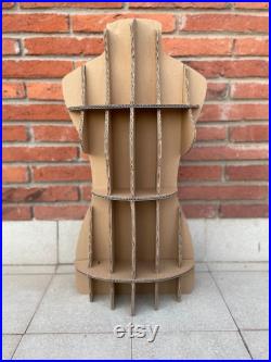 Blueprints for real size cardboard sewing mannequin Body form Dress form Cardboard mannequin Mannequin display Store display Clothes display