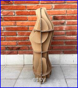 Blueprints for real size cardboard sewing mannequin Body form Dress form Cardboard mannequin Mannequin display Store display Clothes display