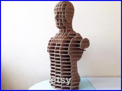 Body form Dress form Cardboard mannequin man Mannequin display DIY kit Store display Knitting gift Clothes display Hats scarf display Dummy