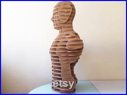 Body form Dress form Cardboard mannequin man Mannequin display DIY kit Store display Knitting gift Clothes display Hats scarf display Dummy