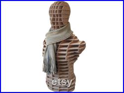 Body form Dress form Cardboard mannequin man Mannequin display DIY kit Store display Knitting gift Clothes display Hats scarf display Dummy