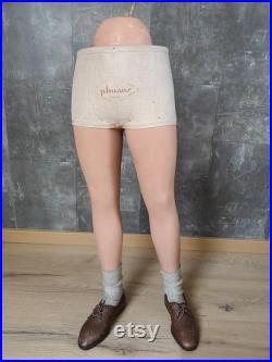 Boy Mannequin Window Legs Pierre Imans from Paris Display Mannequin Boy Half Body Mannequin Rare