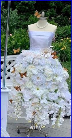 Bridal Mannequin Secret Garden Floral Theme
