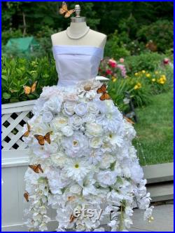 Bridal Mannequin Secret Garden Floral Theme