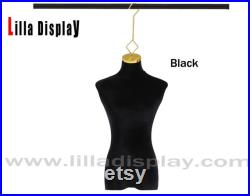 Cheap wedding dresses display 2 styles hooks 9 colors hanging velvet dress form Bella