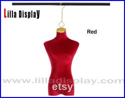 Cheap wedding dresses display 2 styles hooks 9 colors hanging velvet dress form Bella