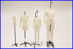 Chest 38 Male Full Body, Professional Tailors Dress Form with Collapsible Shoulder