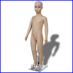 Child Full Body with Base Mannequin Realistic Display Head Turn Form