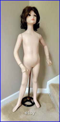 Child Girl Mannequin Mid Century