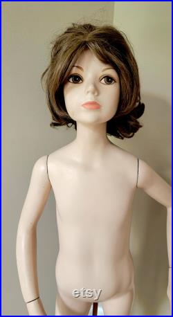 Child Girl Mannequin Mid Century