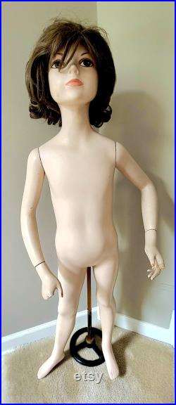 Child Girl Mannequin Mid Century