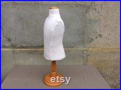 Child Size Tabletop Mannequin with Stand, French Vintage Child Mannequin Torso or Body, Found And Flogged