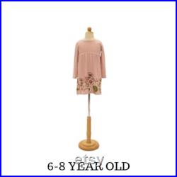 Child Toddler Kids Half Body Pinnable Dress Form Infant Mannequin Torso with Wooden Base JF-C