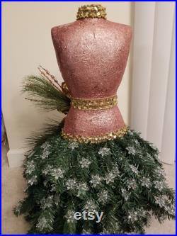 Christmas Mannequin Dress Form