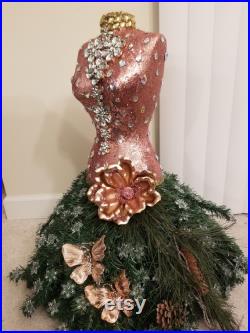 Christmas Tree Mannequin, Dress Form Tree
