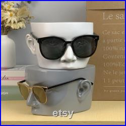 Colorful Clear Male Mannequin Head Stand,Glasses Display Stand Sunglasses Holder Display Head Form,Glasses Shop Sunglasses Storage Rack