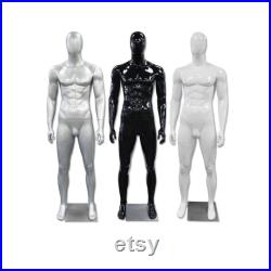 Colorful Glossy Abstract Male Mannequin Personalized Colors