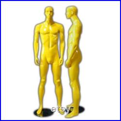 Colorful Glossy Abstract Male Mannequin Personalized Colors