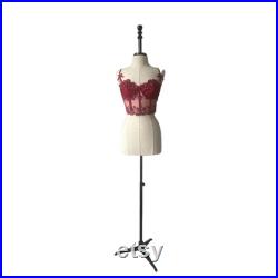 Corset Top Display Pinnable Sewing Size L Female French Mannequin Dress Form Teressa