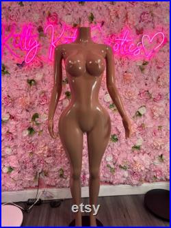 Custom BBL Latina Mannequin with Arms and Stand Fast 3-Day Shipping