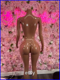 Custom BBL Latina Mannequin with Arms and Stand Fast 3-Day Shipping