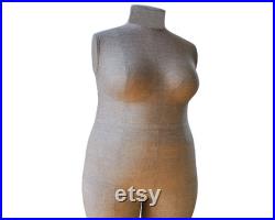 Custom Dress Form. Intro Price Only 6 Avail. Durable 3D-Printed Shell From Body Scan, Includes Sewing Pattern for DIY Pinable Cloth Cover.