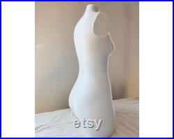Custom Dress Form. Intro Price Only 6 Avail. Durable 3D-Printed Shell From Body Scan, Includes Sewing Pattern for DIY Pinable Cloth Cover.