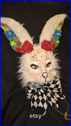 Custom White Rabbit for Toni, Rabbit Head, Rabbit Mannequin, Mannequin, Head Art