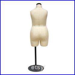 DL262 Size 20 Half scale dress form, 1 2mini dressmaker dummy, sewing pattern mannequin, tailor model, 1 2 miniature fitting mannequin model