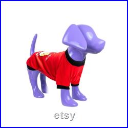 De-Liang Luxury Purple Dog Mannequin, Glossy Dog Display Model for dog cloth Pet Wear, Home Decoration on Handicrafts, Welcome OEMandODM