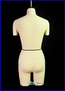 Design-Surgery Mannequin Lauren, Full Body,Tailors Dummy, Draping Stand, Detachable Leg and Arms. Sturdy Metal Base, Foot Pedal Height Adjust