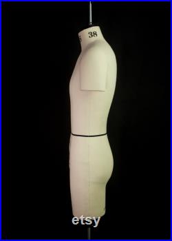 Design-Surgery Mannequin Virgil, Full Body,Tailors Dummy, Draping Stand, Detachable Leg and Arms. Sturdy Metal Base, Foot Pedal Height Adjust