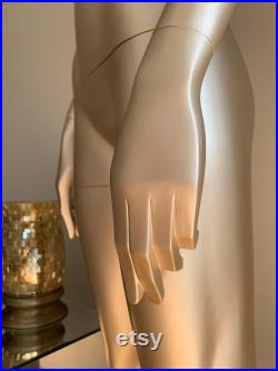 Display Mannequin in Light Gold finish