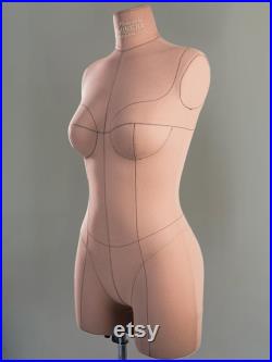 Dress Form Iminera Meira , Lingerie sewing mannequin, Pinnable torso, Dressmaker's dummy