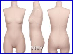 Dress form ANATOMICAL Diana Iminera, Construction lines, Fully pinnable, Professional sewing mannequin, Female torso